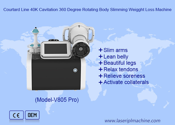 360 Roller Anti Cellulite Relaksasi Tubuh Rf Vacumm 40K Cavitation Velashaping Slimming Machine