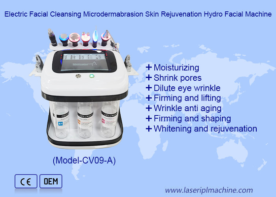 Peremajaan Kulit Microdermabrasion Bubble Oxygen RF Hydro Aqua Peeling Machine