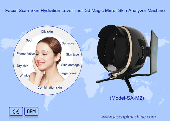 36 Juta Mikroskop Pixel Permukaan Deep Detection Mesin Analis Kulit
