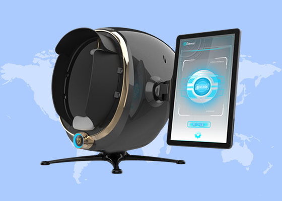 21.5 Inch Display Skin Diagnostics Facial Tester Mesin Analisis Kulit 3D AI