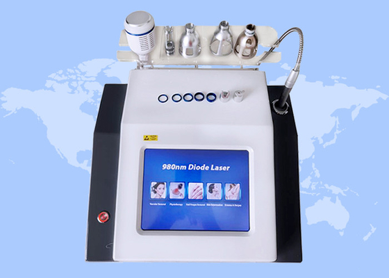 Spider Vein Removal Peremajaan Kulit Mesin 980nm Diode Laser 1 - 10HZ Frekuensi