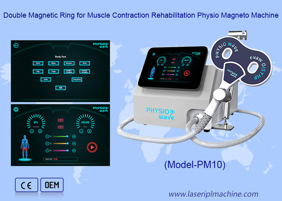 Frekuensi tinggi stimulator otot listrik Mesin fisioterapi magnet