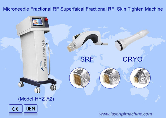 Penghapusan kerutan Penghapusan tanda regangan Anti-penuaan Microneedling Mesin RF Fraksi