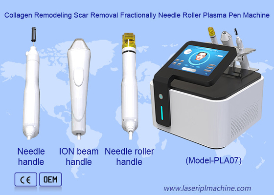 Pengetatan Kulit Penghapusan Kerutan Fraksi Jarum Roller Mesin Plasma Dingin