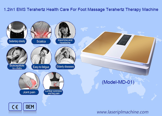 2in1 EMS Perawatan Kesehatan Terahertz Untuk Pijat Kaki Mesin Terapi Terahertz