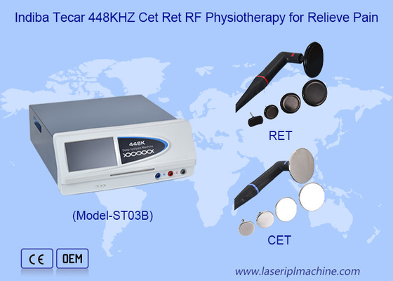 Monopolar RF Cet Face Lifting Ret Body Contouring 448kHz Mesin Tecar