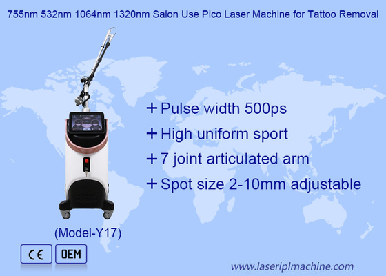 Lengan Laser Impor Korea Dengan Laser Picosecond 1064 532 755nm Untuk Penghapusan Tato