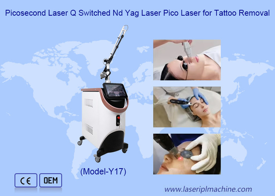 Lengan Laser Impor Korea Dengan Laser Picosecond 1064 532 755nm Untuk Penghapusan Tato