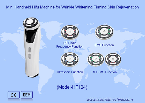 Mini Handheld Hifu Machine For Wrinkle Whitening Firming Skin Rejuvenation