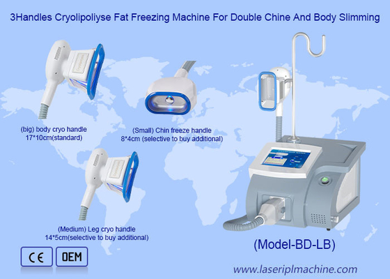360 Fat Frozen Cryo Handle Lemak Penurunan Berat Badan Mesin Pembekuan Cryolipolysis