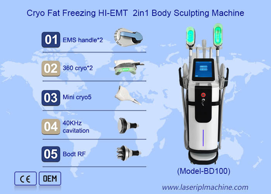 Mesin Pelangsing Cryolipolysis Elektromagnetik 40k, Keuntungan Otot, Keuntungan Beku