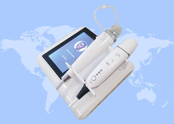 Mengurangi pori-pori wajah Penghapusan keriput Mesin kecantikan RF Mikrokristalin