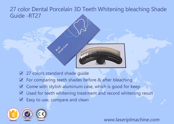 Harga yang bagus RT27 3d Teeth Whitening Bleaching Naungan Panduan 27 Warna CE Sertifikasi on line
