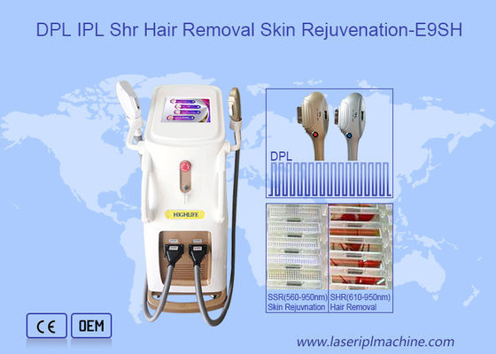 Mesin Kecantikan Pengencang Kulit Laser Penghilang Bulu Laser DPL IPL SHR 1200W