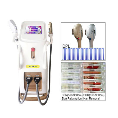 Mesin Kecantikan Pengencang Kulit Laser Penghilang Bulu Laser DPL IPL SHR 1200W
