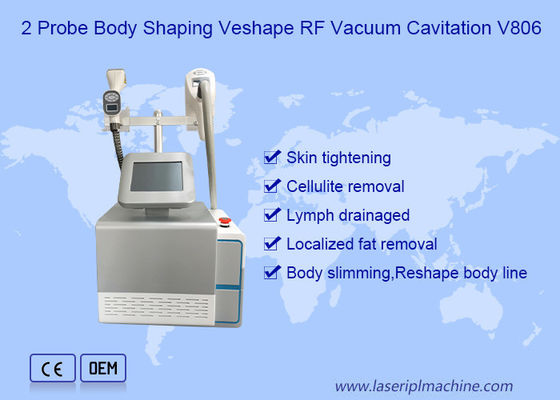 Portable 2in1 80Kpa Cavitation 2 Probe Body Slimming Vela Machine