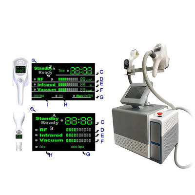 Portable 2in1 80Kpa Cavitation 2 Probe Body Slimming Vela Machine