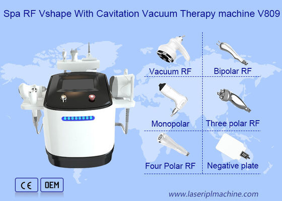 100kpa Berat Badan Loss Spa 1mhz RF Kavitasi Vacuum Therapy Mesin