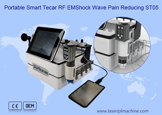 3 In 1 Fisioterapi Fisik Tecar RF Peralatan Terapi Gelombang Kejut