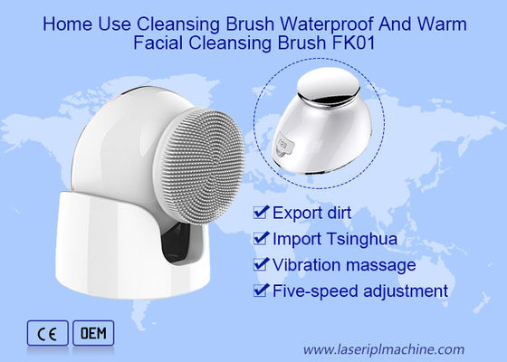 Harga yang bagus Rumah Menggunakan CE Electric Facial Cleansing Brush Waterproof Silicone Massager on line