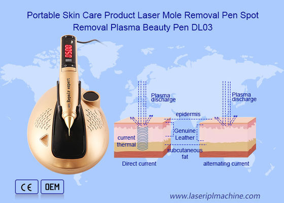 Produk perawatan kulit portabel Laser Mole Removal Pen Spot Removal Plasma Beauty Pen
