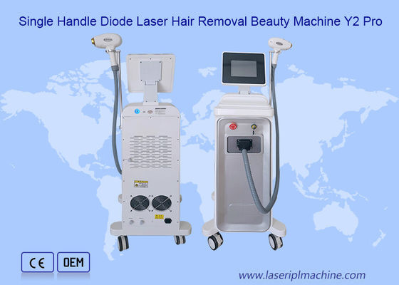 Putih 100-600ms 808 Diode Laser Hair Removal Mesin kecantikan