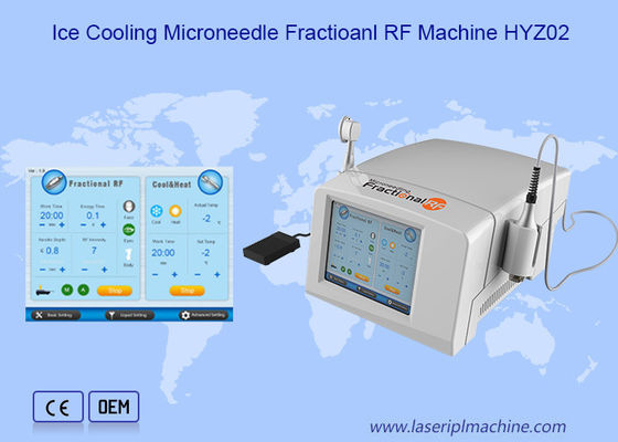 Microneedling Cold Hot Hammer ABS Radiofrequency Facial Machine Untuk Menghilangkan Kerut