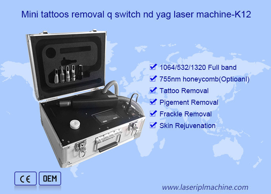 3 Cartiredges 1064nm Mesin Laser Penghapusan Tato Profesional Nd Yag