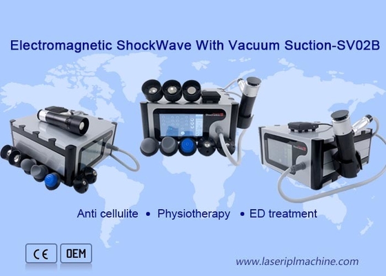 Peralatan Terapi Gelombang Kejut Elektromagnetik Vacuum Suction Pain Relief Beauty Machine