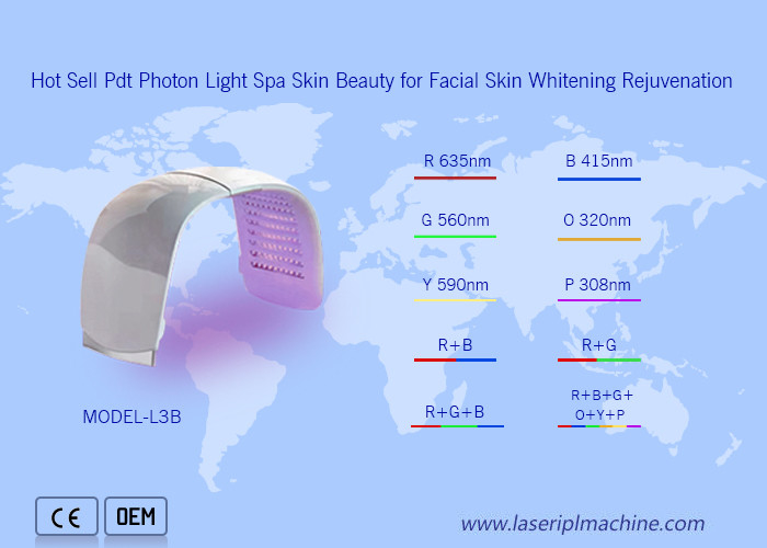 Hot Sell Pdt Photon Light Spa Kulit Kecantikan untuk Membuat Kulit Wajah Putih Peremajaan
