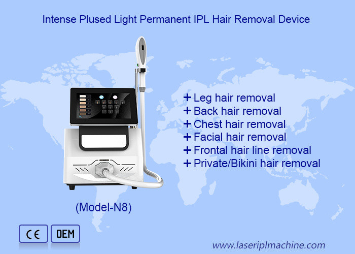 Mesin IPL portabel Penghapusan pori untuk tubuh dan wajah IPL Laser Hair Removal