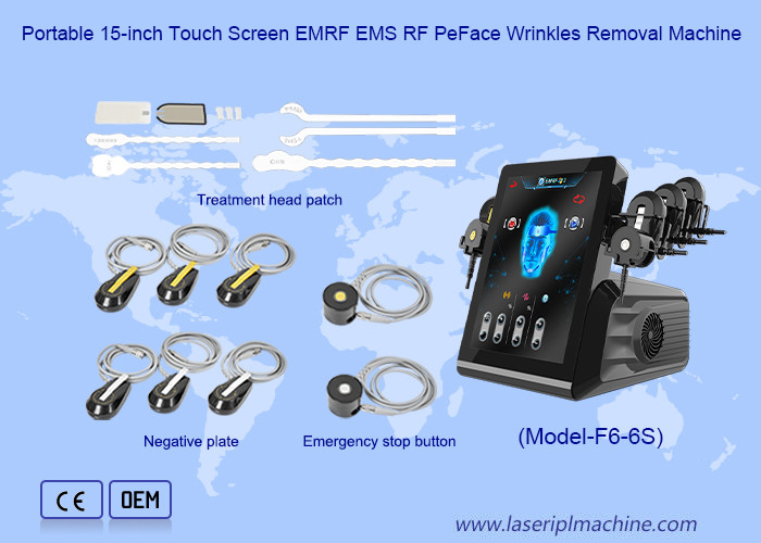 Sculpting  Electo Magenetic Body Slimmingting Machine untuk Pijat Mata 6in1 Skin Facial Lifting EMS Facial Shaper