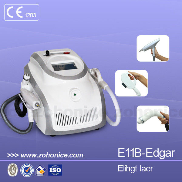 Portable 3 in 1 E Light IPL RF Yag Hair Removal Mesin Penghapusan Tato