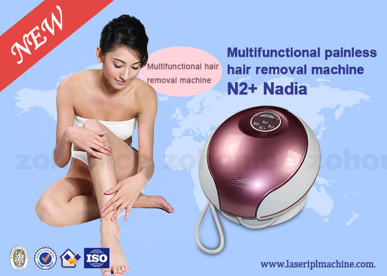 Harga yang bagus Pink IPL Hair Removal Machines Wind Cooling Intense Pulsed Light on line