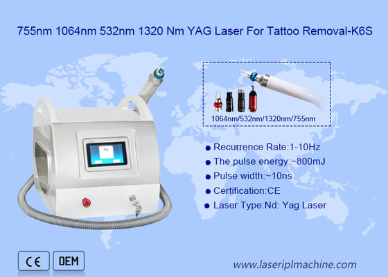 Mesin Penghapusan Tato Permanen 1064nm Profesional Portabel Q Switch Nd Yag