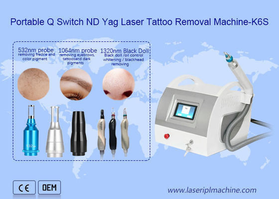 Harga yang bagus Q Switch Nd Yag Peralatan Penghapusan Tato Laser 1320nm Pigment Speckle Penghapusan on line
