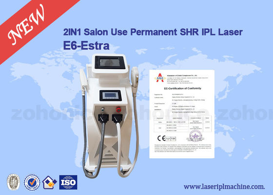 Harga yang bagus 2 In 1 IPL ELIGT Q-SWITCH  ND YAGHair Removal Machine With 8.4 Inch Touching Screen on line