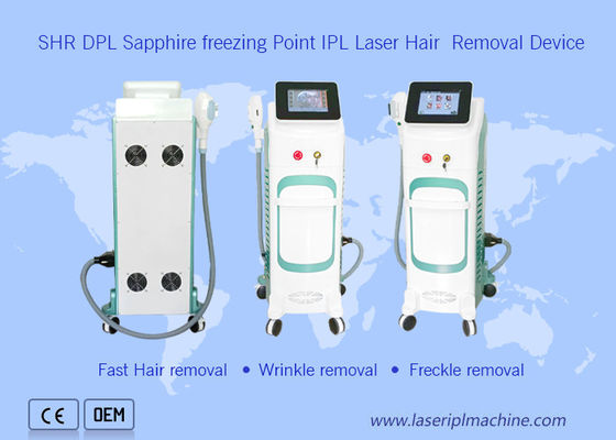Harga yang bagus Shr Dpl Permanent Ipl Hair Removal Machine Titik Pembekuan Safir on line