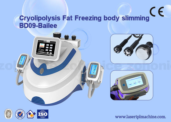 Harga yang bagus RF Cryolipolysis Slimming Machine dual frequency cavitation cryolipolysis vacuum machine on line