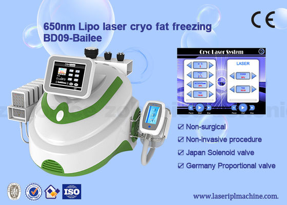 Harga yang bagus Cryolipolysis + lipo laser (8 laser pads)  + cavitation +  rf vacuum weight loss machine on line