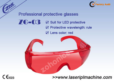 Kacamata Keamanan Laser 400nm Merah Untuk Mesin Pemutih Gigi Led Cool Light