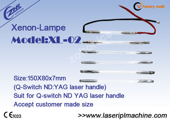 Harga yang bagus ISO9001 E Light IPL Spare Parts Xenon Flash Lamp Suit untuk Q switch ND YAG laser handle on line