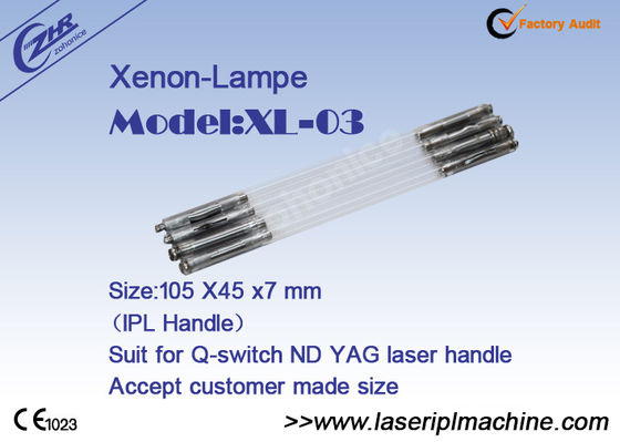 Harga yang bagus 7mm Dia Nd Yag Laser Ipl Xenon Flash Lamp Suit untuk Qswitch ND YAG laser handle on line