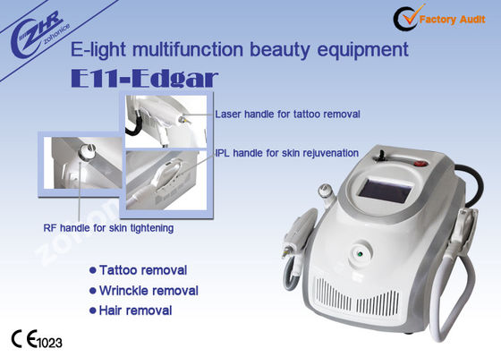Harga yang bagus 1mhz RF Ipl Laser Permanen Hair Removal Mesin Penghapusan Tato Ac220v 50hz on line