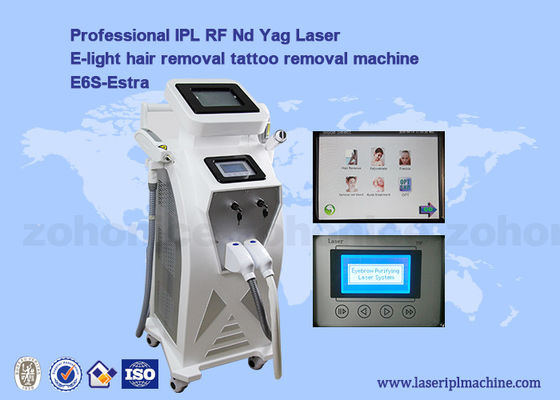 Harga yang bagus OPT ELight RF YAG Laser IPL Mesin Pendingin Panas Untuk Mesin Multi Perawatan on line