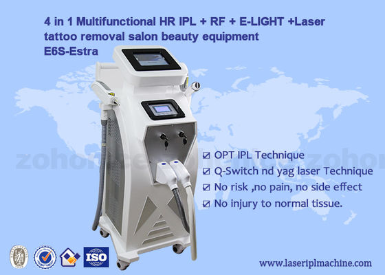 Harga yang bagus Multifunction 4 in 1 Tattoo Removal Hair Removal Elight IPL RF ND Yag Laser Machine on line