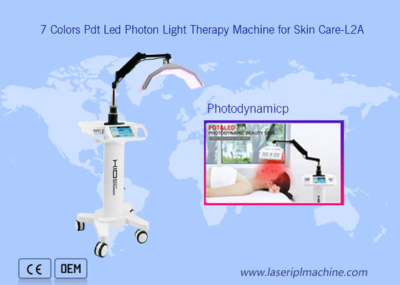 7 Colors Pdt Led Photon Therapy Facial Lifting Beauty Machine Untuk Perawatan Kulit.