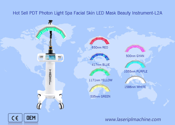 Hot Sell Skin Rejuvenation 7 Colors Pdt Led Light Therapy Machine Untuk Klinik