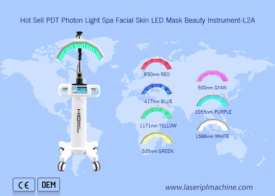 Harga yang bagus Hot Sell Skin Rejuvenation 7 Colors Pdt Led Light Therapy Machine Untuk Klinik on line