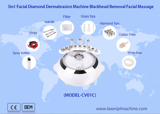 Harga yang bagus Diamond Mikrodermabrasi Mesin Semprot Penghilang Kerut Wajah Deep Peeling Device on line